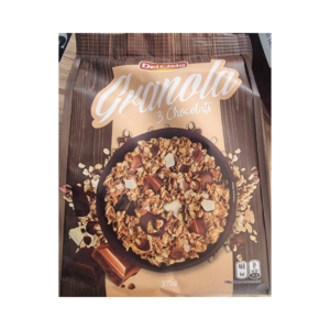 DEL CIELO GRANOLA 3 CHOCOLAT 375G