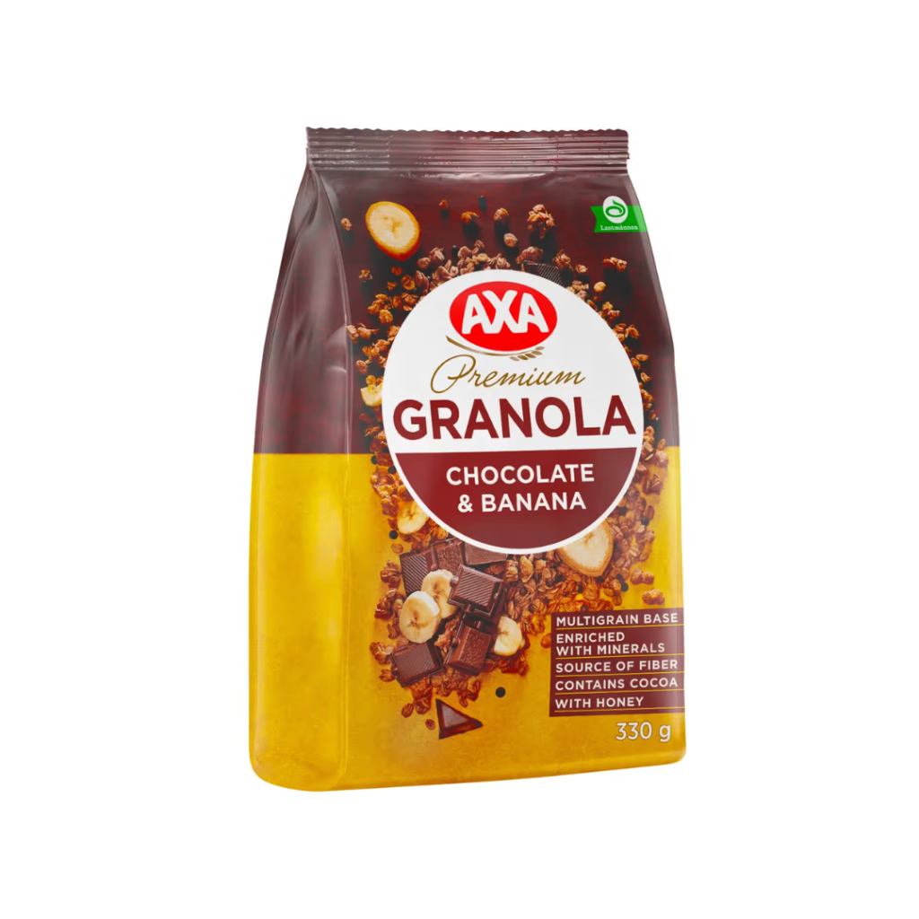 AXA GRANOLA CHOCOLATE & BANANE 330 G