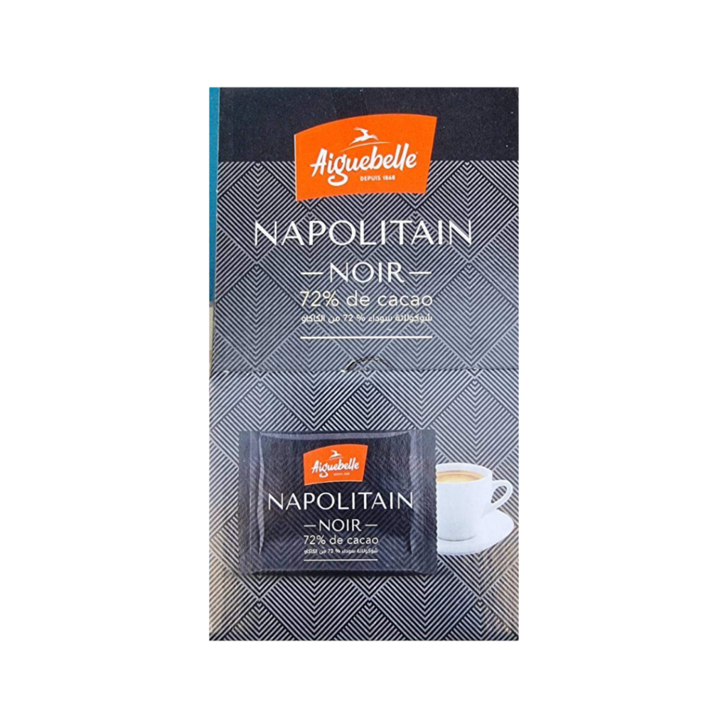 AIGUEBELLE NAPOLITAIN CHOCOLAT NOIR 72%