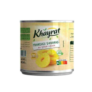 KHAYRAT TRANCGE D'ANANAS AU SIRUP LEGER
