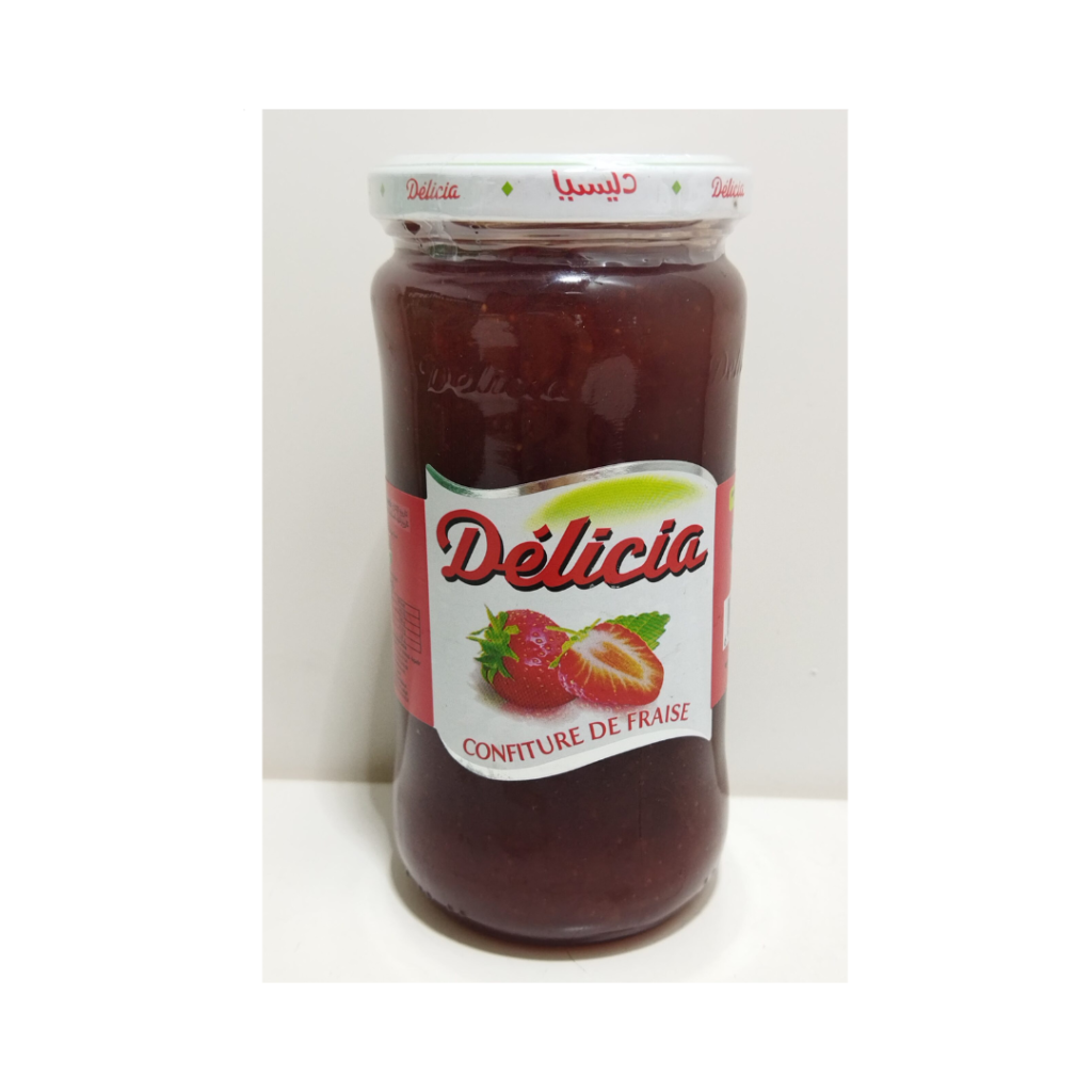 DELICIA CONFITURE DE FRAISE 450 G
