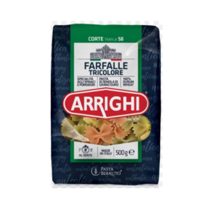 ARRIGHI FARFALLE TRICOLOR PASTA 500 G