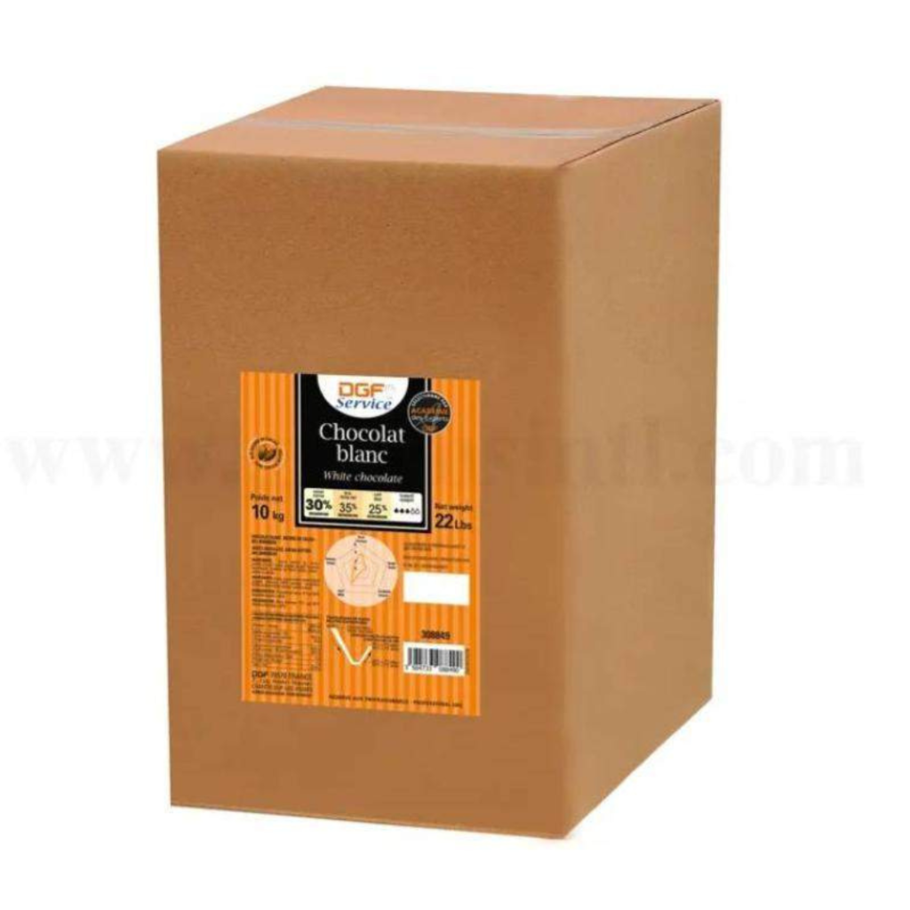 DGF chocolat blanc 30% 10kg