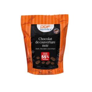 DGF chocolat de couverture noir 55% 5kg
