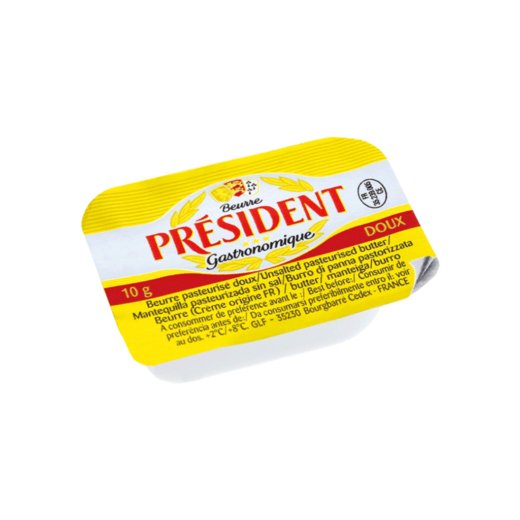 beurre portion president 100P