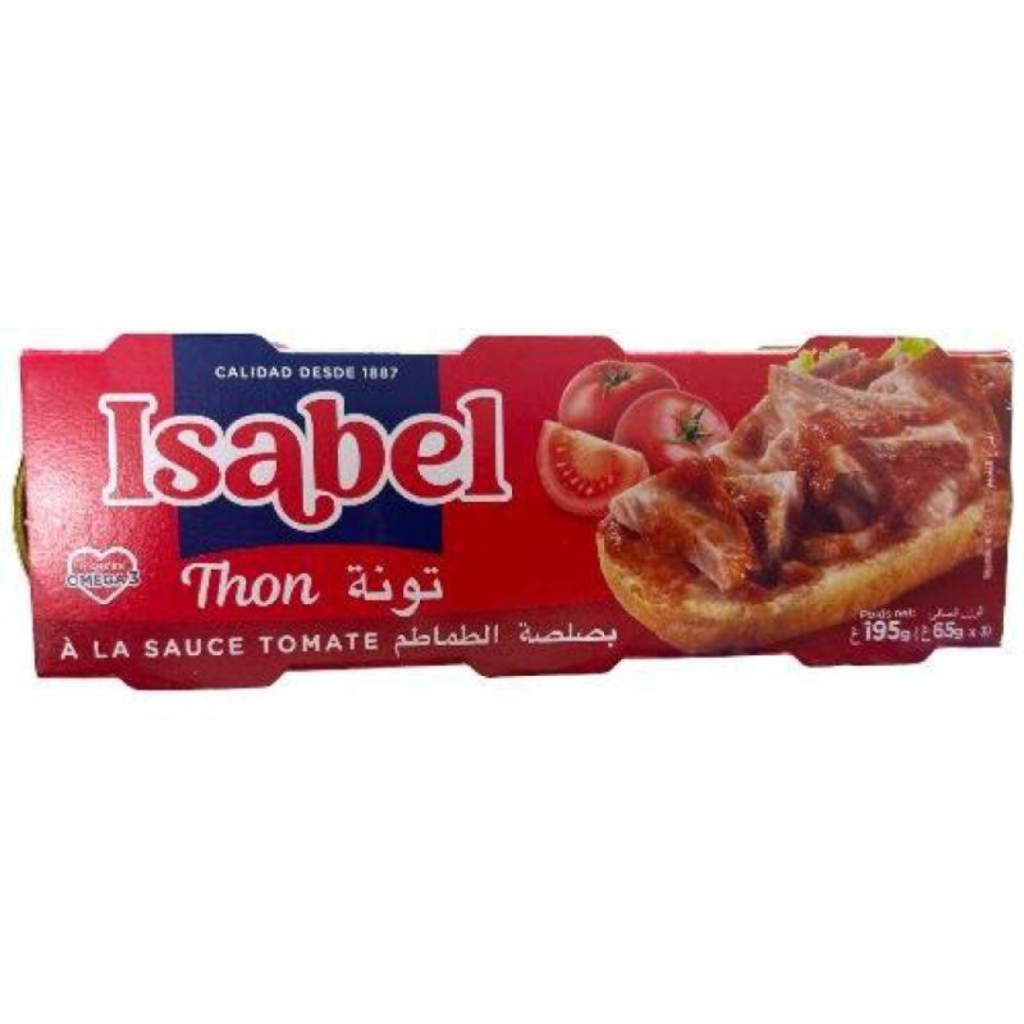 Thon Isabel au sauce tomate tripack 3×85g