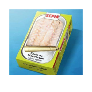 Filets de maquereau Sepia 125gr