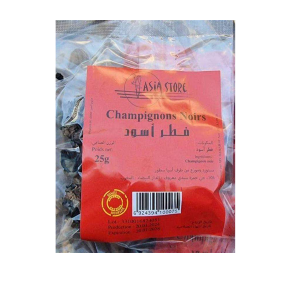 Champignons noirs 25g asia store VENTE